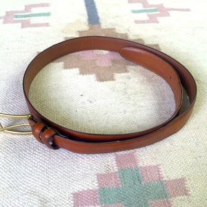 Allen Edmonds Tan Calfskin Belt Sz36